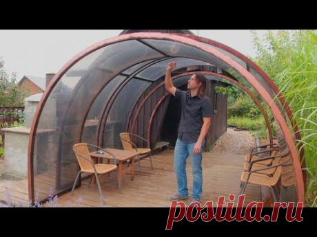 Необычная беседка и сад семьи дизайнеров // FORUMHOUSE