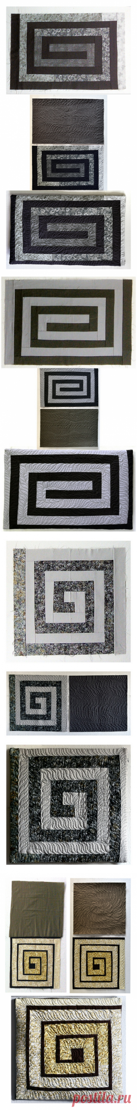 Меандры и не только они - Пэчворк, лоскуток, лоскутное шитье, школа рукоделия, квилтинг, longarm