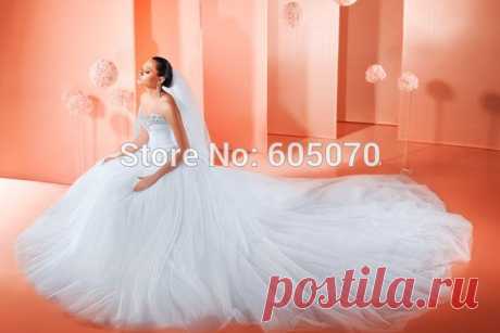Aliexpress.com : Buy 2014 Элегантный Белый  свадебное платье Косплей и Novia Свадебные платья с Кристаллы зашнуровать назад from Reliable платья материнства suppliers on International Yummy Store