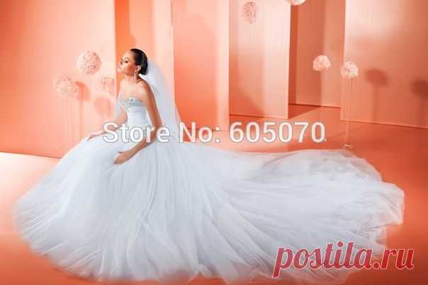 Aliexpress.com : Buy 2014 Элегантный Белый  свадебное платье Косплей и Novia Свадебные платья с Кристаллы зашнуровать назад from Reliable платья материнства suppliers on International Yummy Store