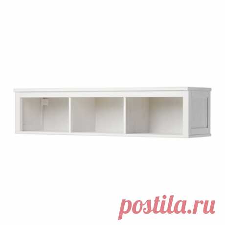ХЕМНЭС Полочный/арочный модуль - белая морилка, 148x37 см  - IKEA IKEA - ХЕМНЭС, Полочный/арочный модуль, белая морилка, 148x37 см, , Массив дерева.Арочный модуль можно использовать отдельно или в составе комбинации с боковыми модулями и тумбой под ТВ.