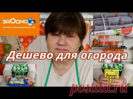 Дешево для огорода. Товары магазина фиксированных цен &quot;Заодно&quot;.