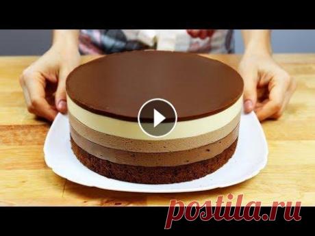 Торт "Три Шоколада" Вкус Шоколадного Мороженого Очень вкусный торт, который напоминает слегка подтаявшее шоколадное мороженое! Отмечайте меня на своих фото в Instagram и ставьте хэштег #shobytinskay...
