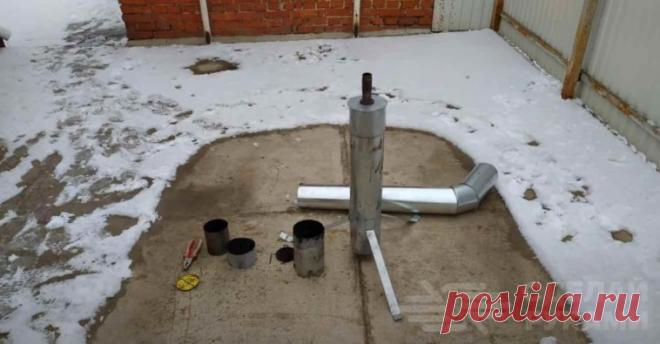 Как сделать мини печку для обогрева теплицы весной