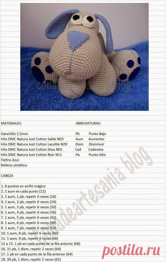 68 Patrones de amigurumi en español