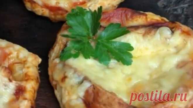 Мини пиццы за 5 минут 😋 Детки будут рады!👌