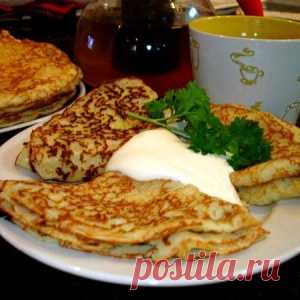Вкусные, сочные блины из кабачков!