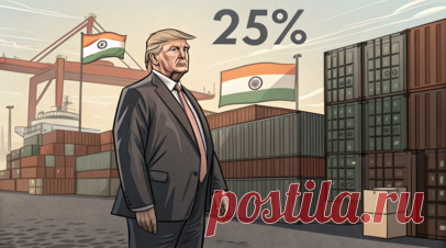 Трамп объявил о введении пошлин в 25% в отношении Индии. Президент США Дональд Трамп объявил о введении пошлин в 25% в отношении Индии с 1 августа. Читать далее