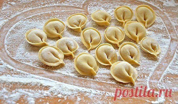 Супер тесто на пельмени и вареники