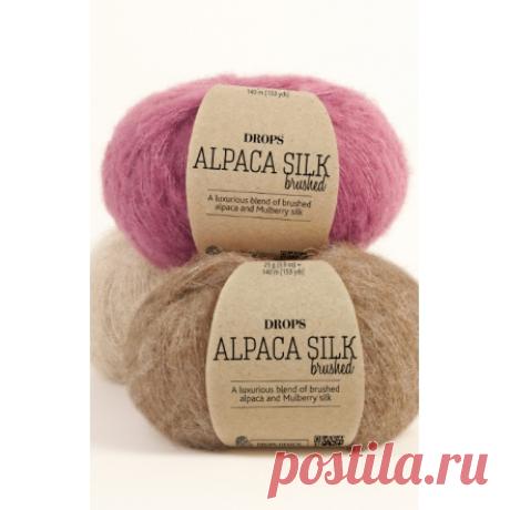 Пряжа DROPS ALPACA SILK (77% альпака, 23% шелк 25г 140м) - ПРЯЖА.РУ (Pryaja.ru) - Пряжа и товары для рукоделия оптом и в розницу
