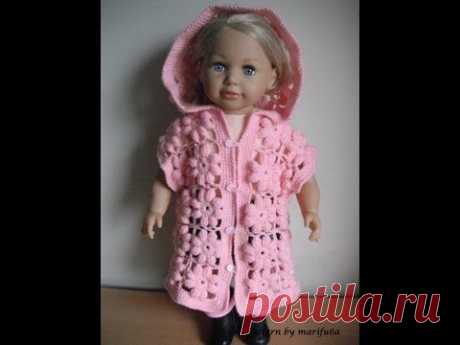 how to crochet baby puff flower body warmer jacket coat tutorial