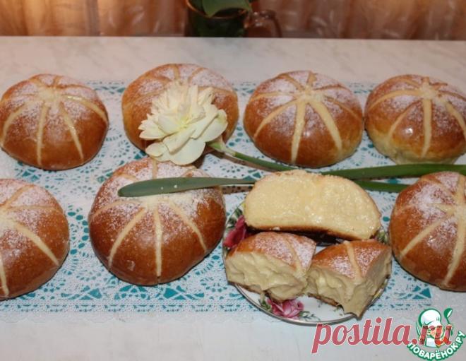 Аппетитные булочки с заварным кремом – кулинарный рецепт