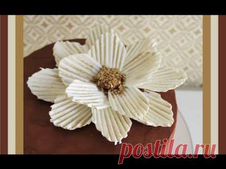 How to make a Chocolate Flower | Alternative Method