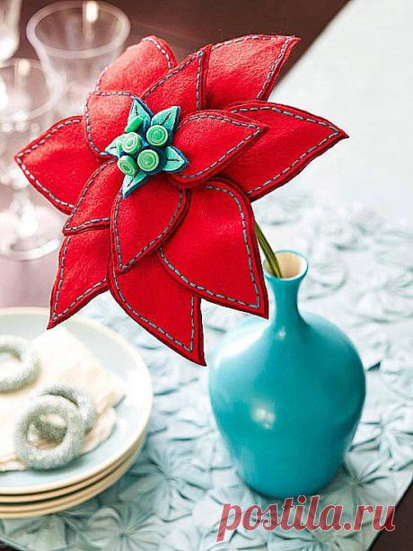 Новогодний марафон. День 16. Пуансетия - звезда зимы.