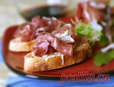 Кростини с прошутто и пармезаном | Мои Кулинарные Зарисовки