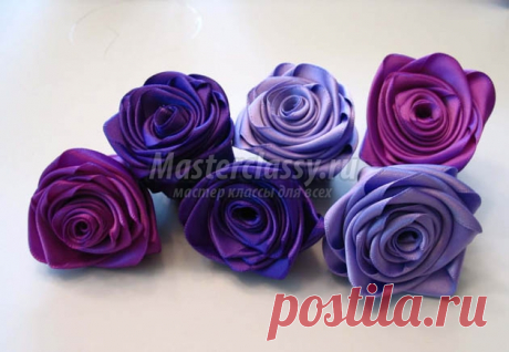 Как сделать розочку из ленты? Советы и мастер-классы