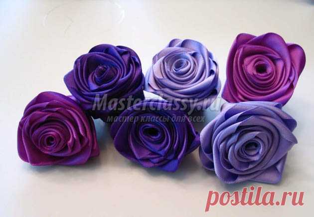 Как сделать розочку из ленты? Советы и мастер-классы