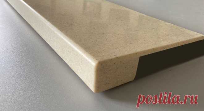 Накладка на подоконник из искусственного камня
