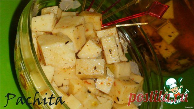 Сыр в пряном медовом маринаде