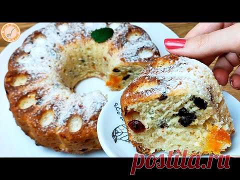 Кекс творожный в духовке с изюмом | Нежный вкус домашней выпечки из творожного теста | Меню от Ксюши