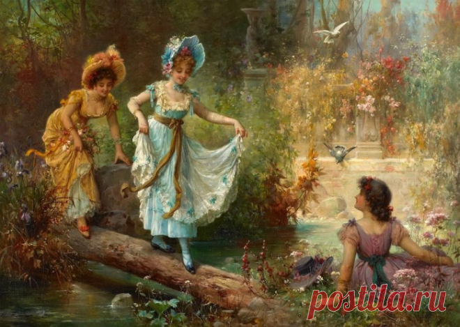 Художник Hans Zatzka|Прекрасный мир