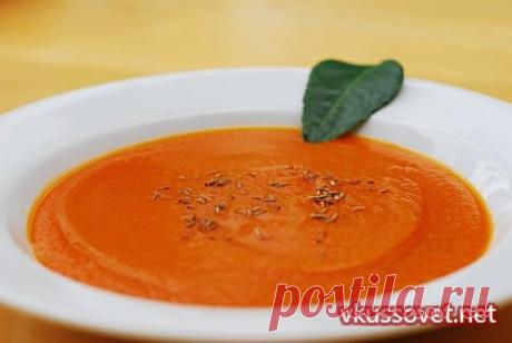 Тыквенный суп-пюре с морковью