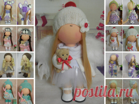Angel doll Cloth doll Tilda doll Textile doll by AnnKirillartPlace