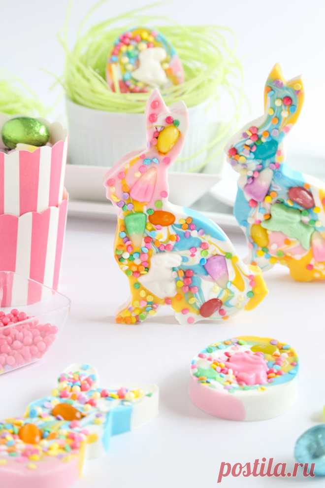 Get Excited for Spring With DIY Easter Bunny Chocolate Bark