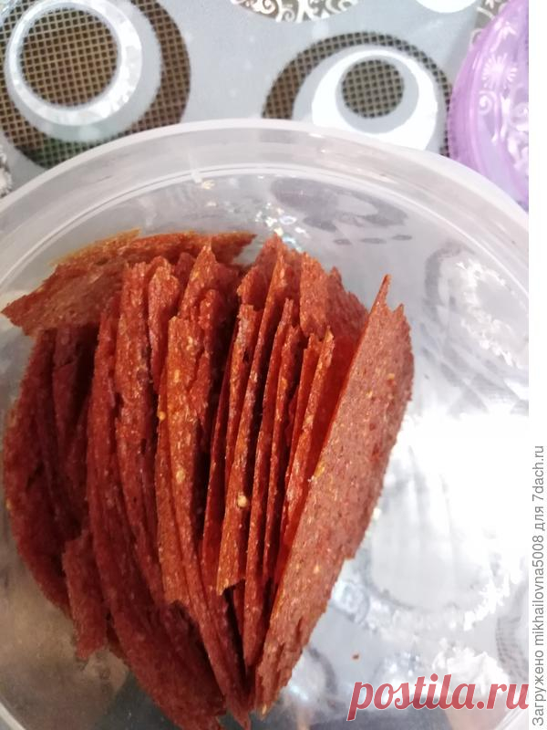 Пастила из томатов. Вкусно, полезно и красиво - пошаговый рецепт приготовления с фото