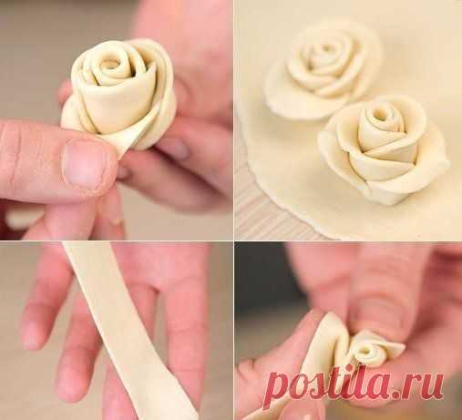Розочки из теста