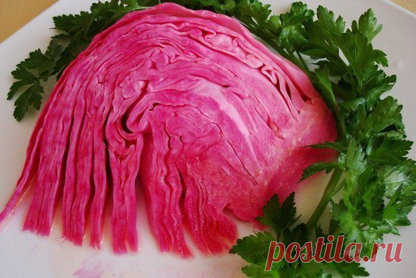 Капуста маринованная Розовый фламинго.