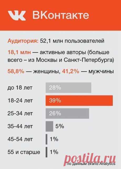 Соцсети структура : ВКОНТАКТЕ