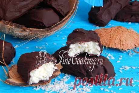 Домашние Баунти Не один десяток лет сладкоежки балуют себя шоколадными батончиками с кокосовой начинкой - Баунти.