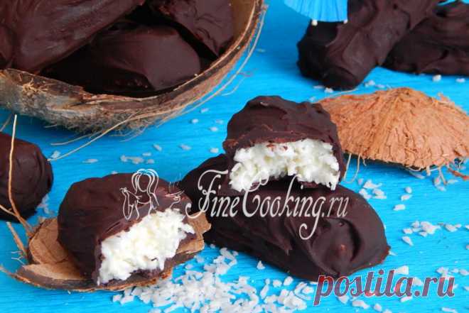 Домашние Баунти Не один десяток лет сладкоежки балуют себя шоколадными батончиками с кокосовой начинкой - Баунти.