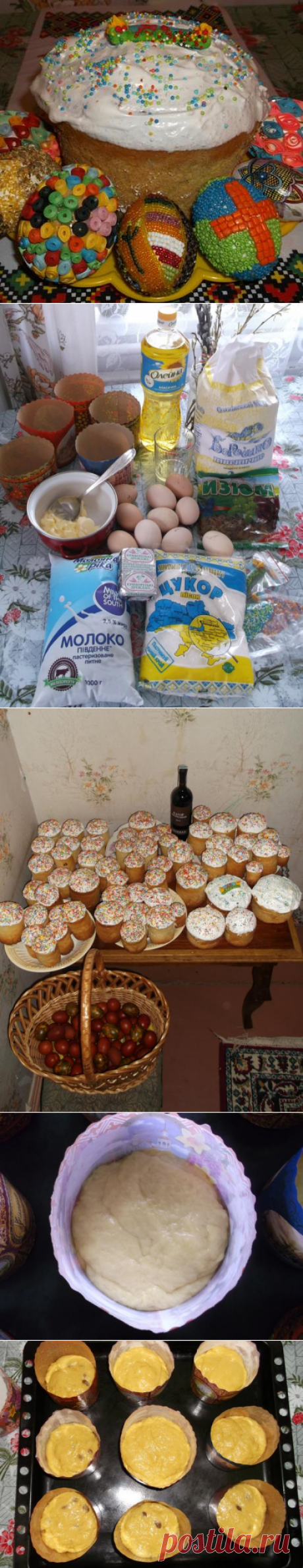 Рецепт вкусного пасхального кулича