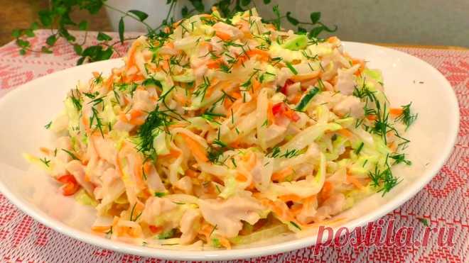 Если есть кусочек редьки и морковка, сезонный вкусный салат на скорую руку.