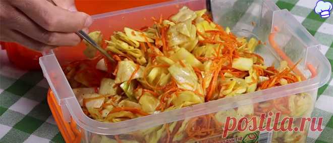 Капуста маринованная по-корейски Капуста маринованная по-корейски быстрого приготовления — отличная закуска, которая будет уместна как на повседневном, так и на праздничном столе. Капуста получается очень вкусной, пряной и острой