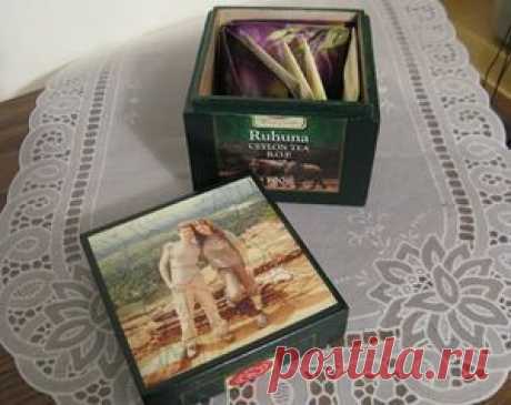 Коробочка для чая &quot;Воспоминание о путешествии в Шри-Ланку&quot; - Декупаж - Рукоделие и творчество - Каталог статей - Рукоделие-мое хобби