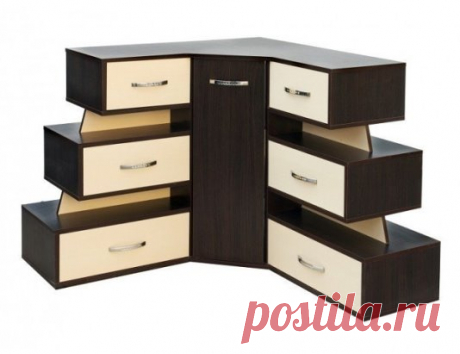 Крутой угловой комод.