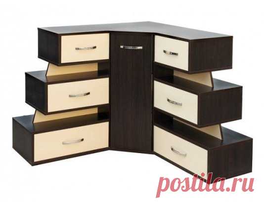 Крутой угловой комод.