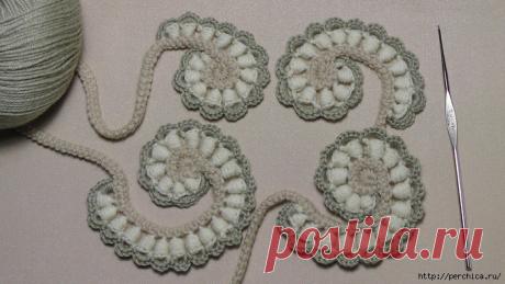 Завиток с обвитыми блок-столбиками - видео мастер-класс