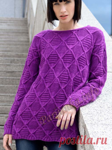 Сайт Парижанка-вязание спицами и крючком.