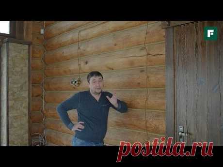 Инженерные коммуникации в бане-времянке из неоцилиндрованного бревна // FORUMHOUSE