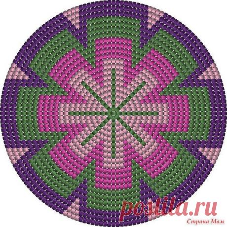Круглые схемы дла жаккарда крючком