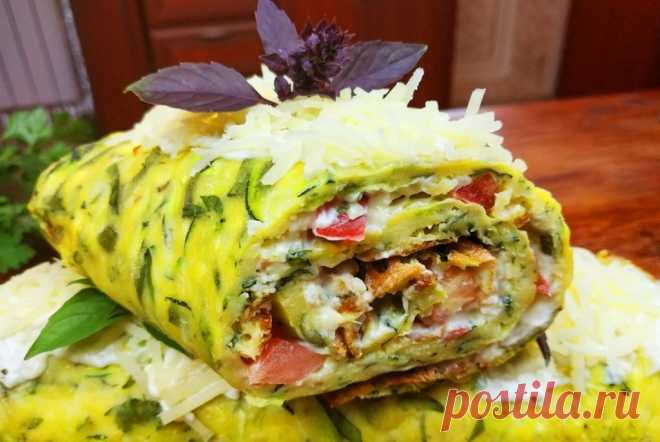 Попался новый рецепт из кабачков: вкуснее, чем оладьи, только проще и жарить не нужно