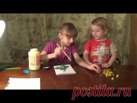 Поздравительная открытка с 8 марта своими руками. Идея подарка на 8 марта своими руками. Diy - YouTube