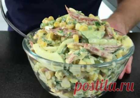 Кулинарочка: Салат «Ярославский» — готовится за считанные минуты, а вкус такой,что не оторваться
