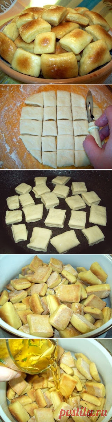 Самые вкусные рецепты: Пампушки на кефире с чесночным саламуром.