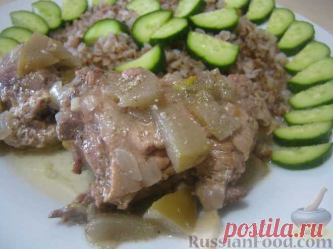 Рецепт: Тушеная утка в сметане на RussianFood.com