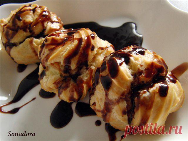 Пирожные заварные с творожным кремом - ХЛЕБОПЕЧКА.РУ - рецепты, отзывы, инструкции